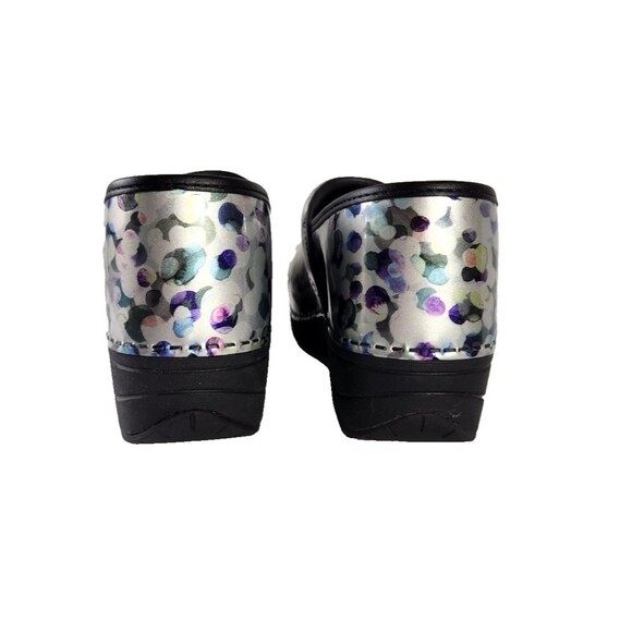 Dansko XP 2.0 Patent Leather Clog Womens EU38 US 7.5 8 Multi Dot Multicolor - Picture 5 of 9